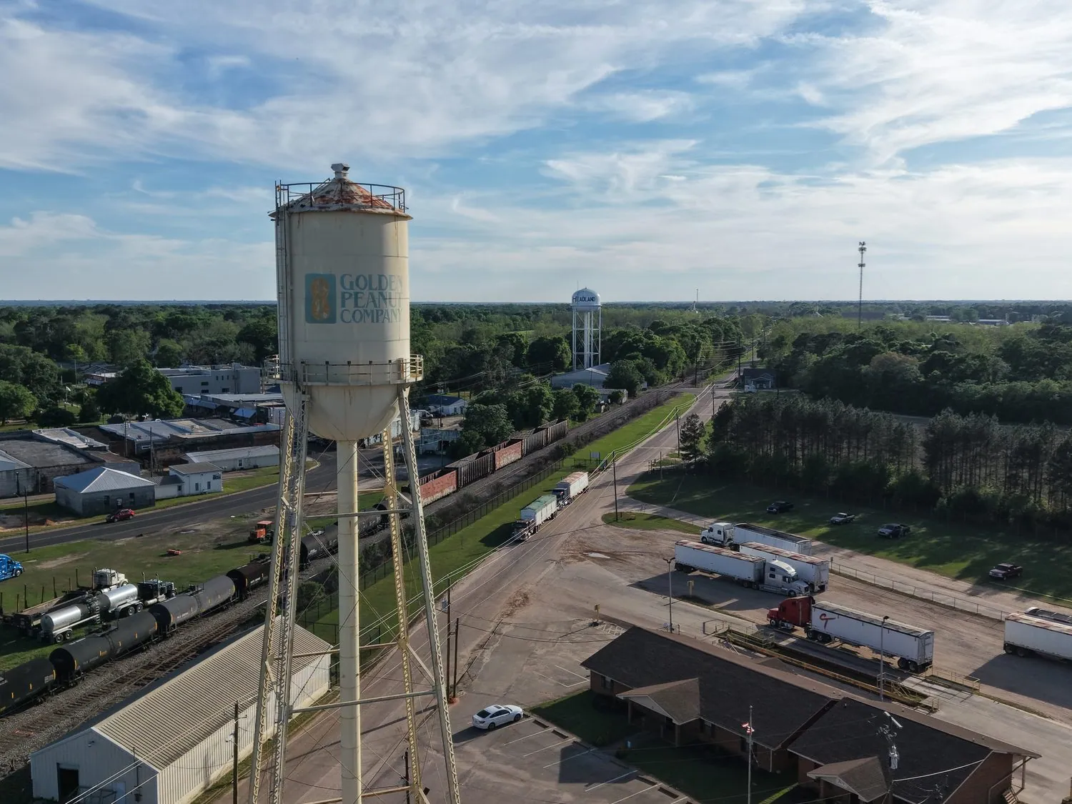 Golden Peanut Co. — Commercial, aerial photograph